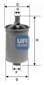 Obrázok Palivový filter UFI  3150300