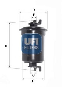 Obrázok Palivový filter UFI  3154700