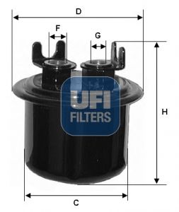 Obrázok Palivový filter UFI  3153900