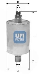 Obrázok Palivový filter UFI  3157500