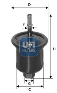 Obrázok Palivový filter UFI  3173100