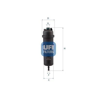 Obrázok Palivový filter UFI  31A3300