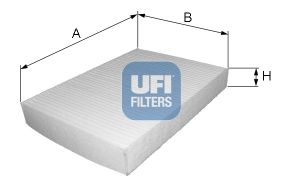 Obrázok Filter vnútorného priestoru UFI  5304800
