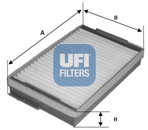 Obrázok Filter vnútorného priestoru UFI  5313900