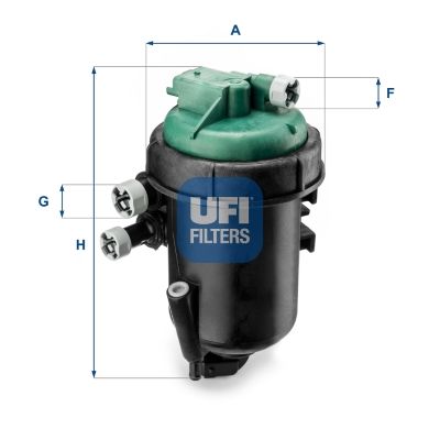 Obrázok Palivový filter UFI  5517300