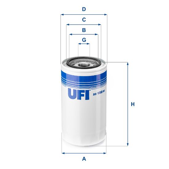 Obrázok Olejový filter UFI  2315200