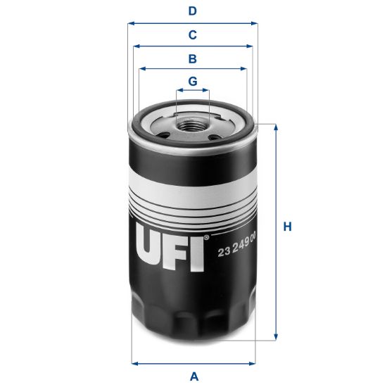 Obrázok Olejový filter UFI  2324900