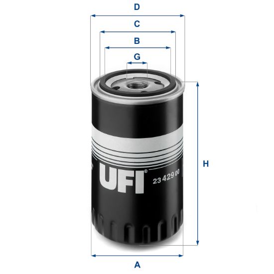 Obrázok Olejový filter UFI  2342900