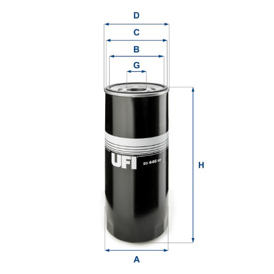 Obrázok Olejový filter UFI  2344600
