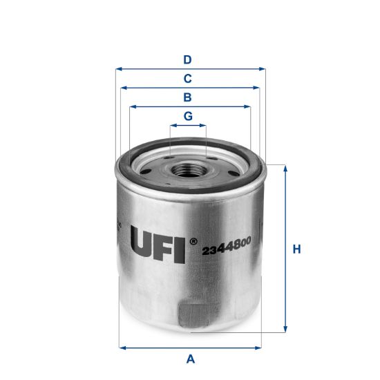Obrázok Olejový filter UFI  2344800