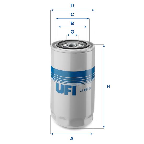 Obrázok Olejový filter UFI  2346900