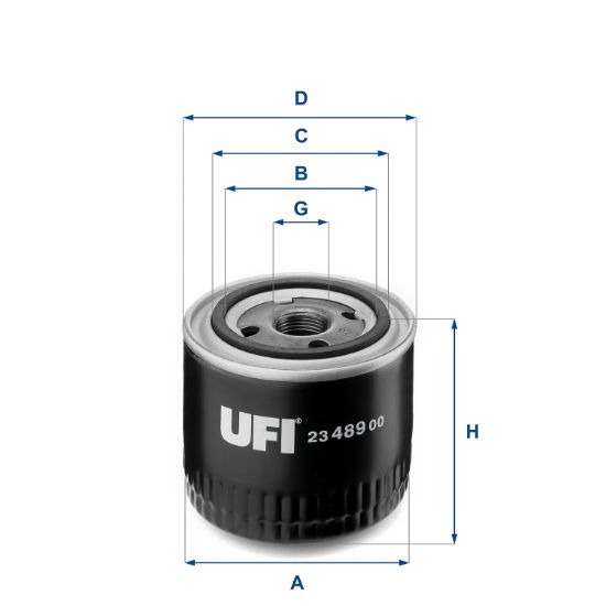 Obrázok Olejový filter UFI  2348900