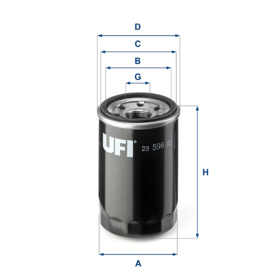 Obrázok Olejový filter UFI  2359600
