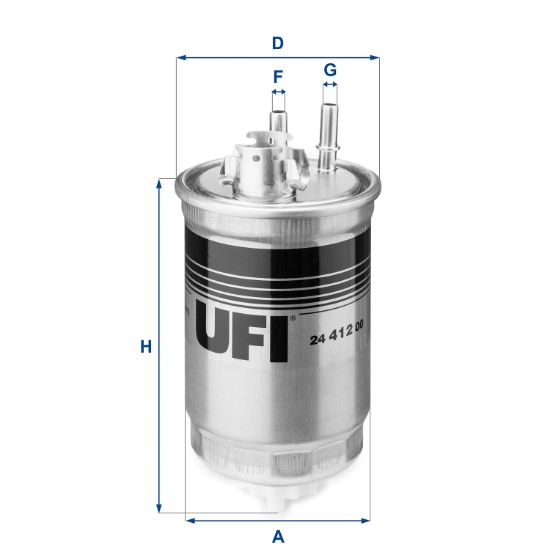 Obrázok Palivový filter UFI  2441200