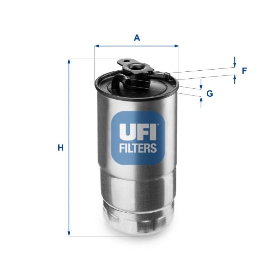 Obrázok Palivový filter UFI  2442700