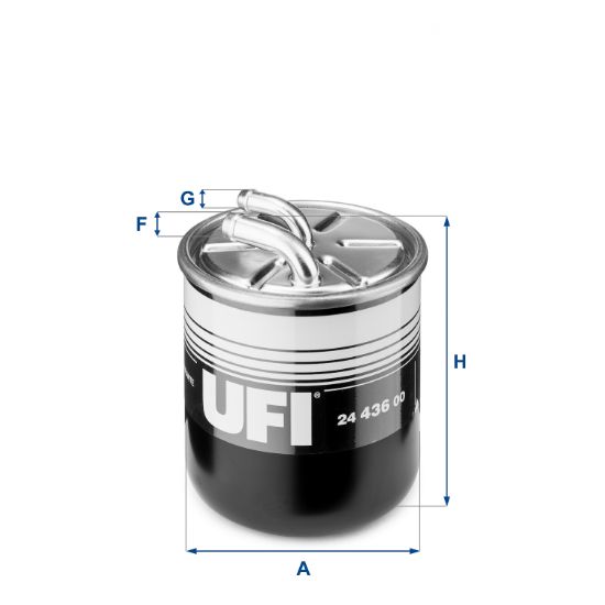 Obrázok Palivový filter UFI  2443600