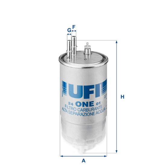 Obrázok Palivový filter UFI  24ONE01
