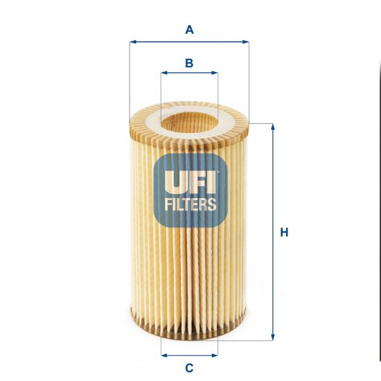 Obrázok Olejový filter UFI  2500200