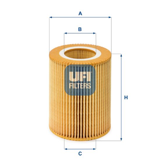 Obrázok Olejový filter UFI  2500400