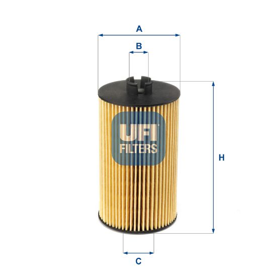 Obrázok Olejový filter UFI  2500700