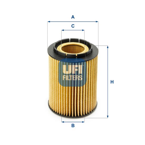 Obrázok Olejový filter UFI  2501000
