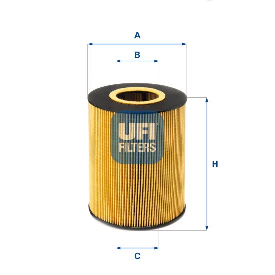 Obrázok Olejový filter UFI  2501600