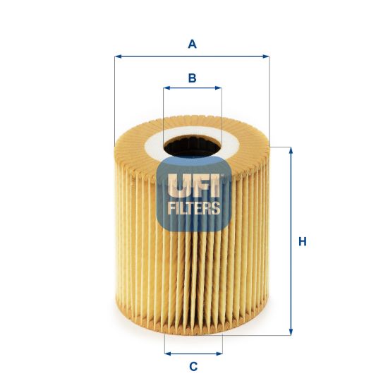Obrázok Olejový filter UFI  2501800