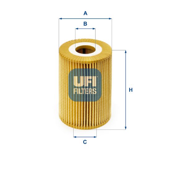 Obrázok Olejový filter UFI  2502600