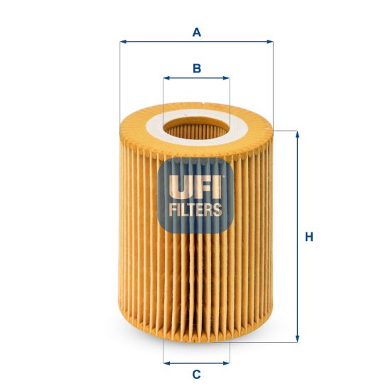 Obrázok Olejový filter UFI  2502700