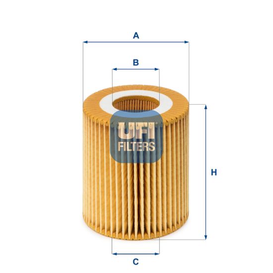Obrázok Olejový filter UFI  2502800