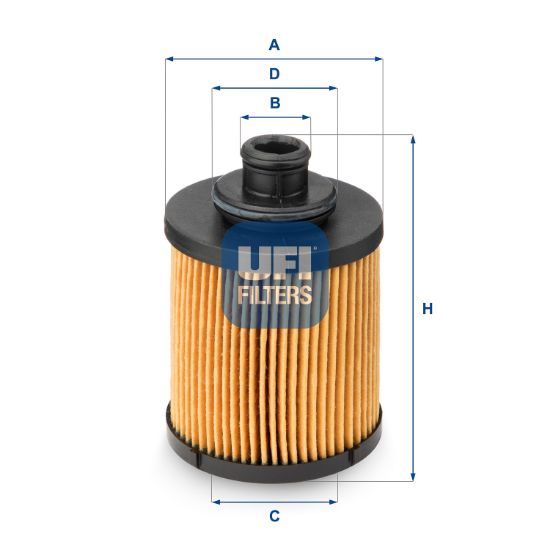 Obrázok Olejový filter UFI  2503100