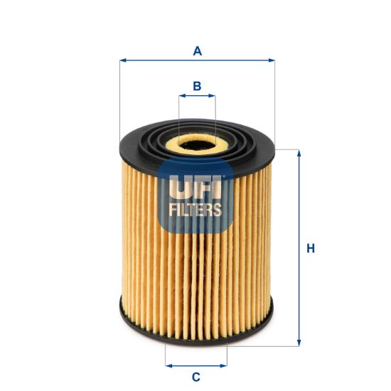 Obrázok Olejový filter UFI  2503400