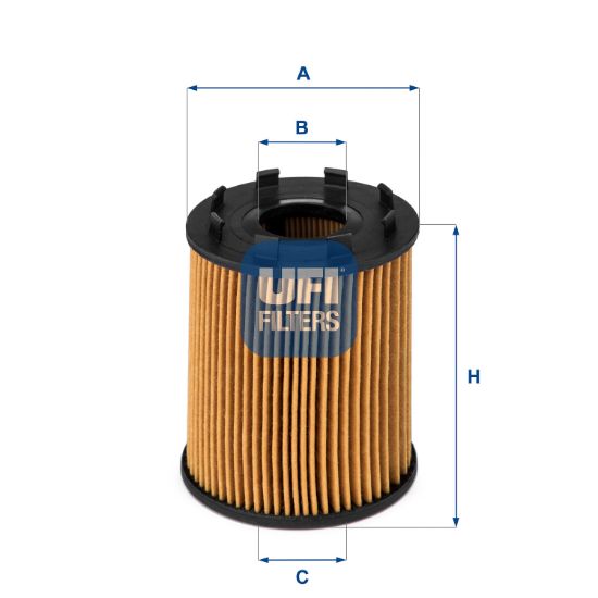 Obrázok Olejový filter UFI  2504300