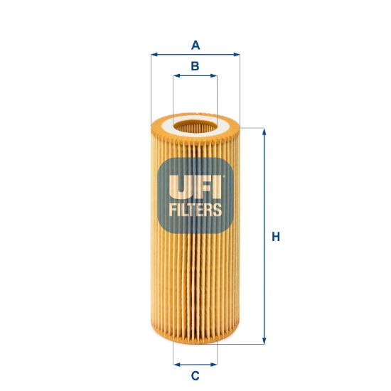 Obrázok Olejový filter UFI  2504800