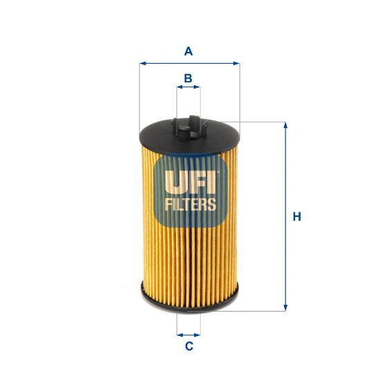 Obrázok Olejový filter UFI  2506400