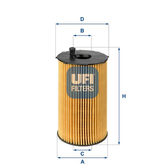 Obrázok Olejový filter UFI  2506600