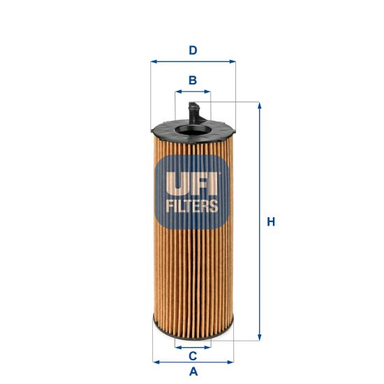 Obrázok Olejový filter UFI  2506800