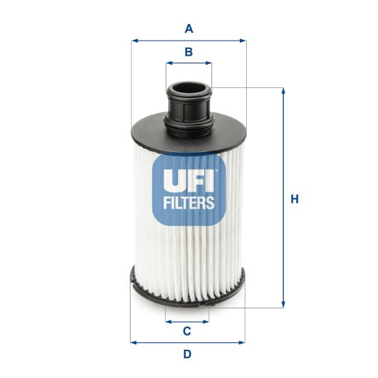 Obrázok Olejový filter UFI  2507302