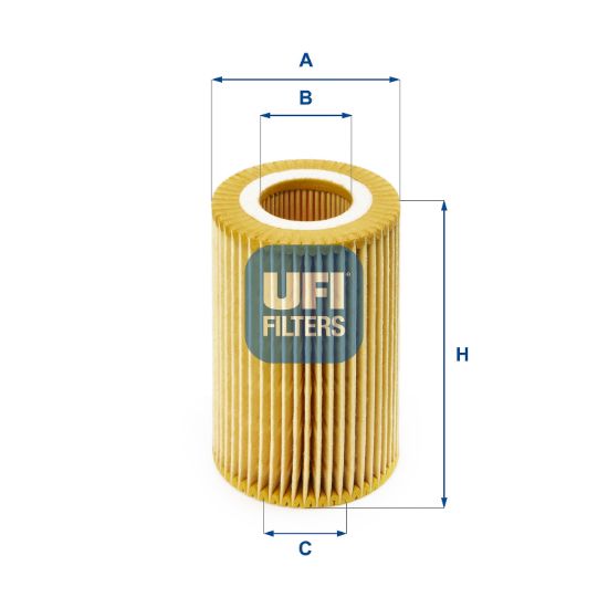 Obrázok Olejový filter UFI  2507400