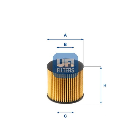 Obrázok Olejový filter UFI  2508600