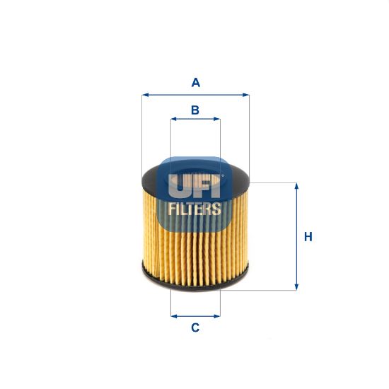 Obrázok Olejový filter UFI  2511600