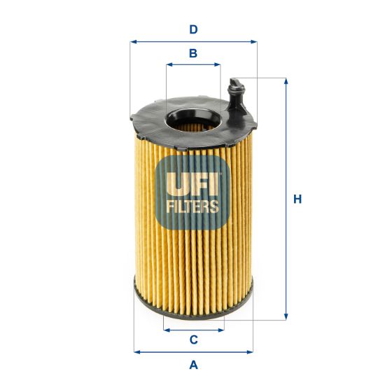 Obrázok Olejový filter UFI  2514100