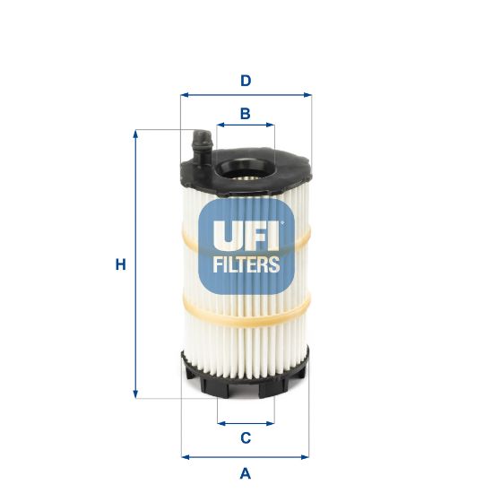Obrázok Olejový filter UFI  2514300