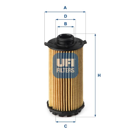 Obrázok Olejový filter UFI  2514900