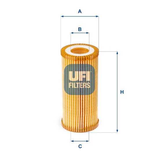 Obrázok Olejový filter UFI  2515300