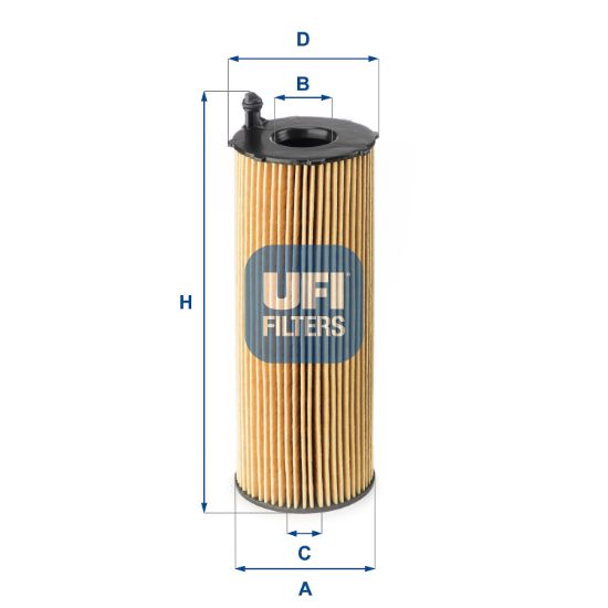 Obrázok Olejový filter UFI  2516800