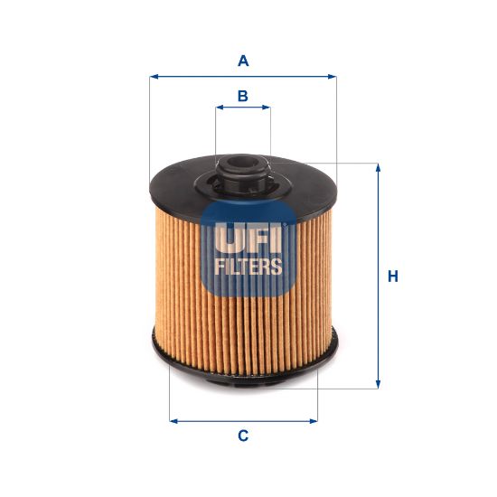 Obrázok Olejový filter UFI  2517301