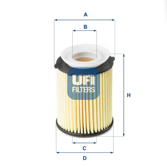 Obrázok Olejový filter UFI  2517800