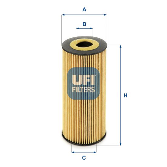 Obrázok Olejový filter UFI  2519800