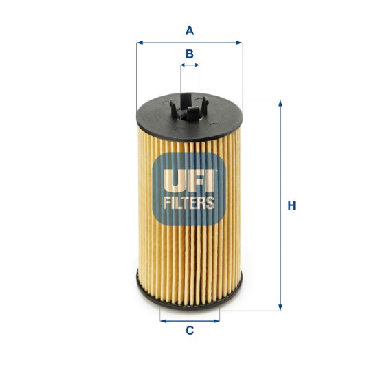 Obrázok Olejový filter UFI  2519900